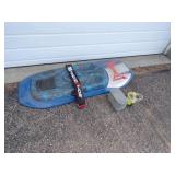 Knee Board and 2 Snorkeling Masks