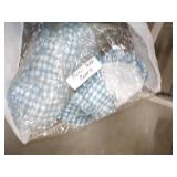 2 folding Chairs, table, sleeping bag and Picnic table cover