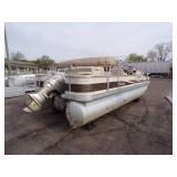 1998 Premier Pontoon with 45 HP Honda 4 Stroke