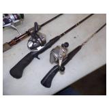 3 Fishing Rods and Reels
