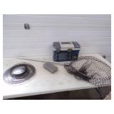 Tackle Box, Fish Net, Fish Basket