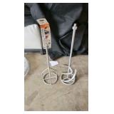 Lot of (2) Cement Mixing Paddles