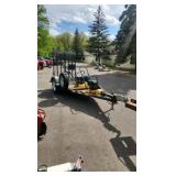 2014 Steelpoint Titan Single Axle Equipment Trailer