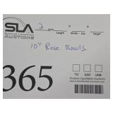 10in. Rose Bowls