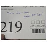 Crain Super Saw Model 810 Type 1
