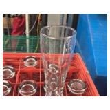Pislner Beer Glasses w/Tray