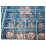 Martini/Cocktail Glasses w/Tray