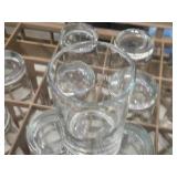 Libbey Heavy Base Tumblers w/Tray
