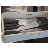 Butcher Knives w/Tray