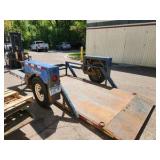 2018 Air Tow Single Axle Drop Deck Trailer