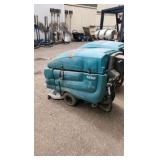 Lot of (2) Tennant 5680 Walk-Behind Floor Scrubbers (for parts only)