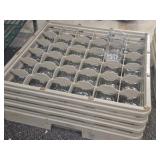Libbey Bubble Base Tumblers w/Tray