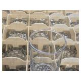 Libbey Bubble Base Tumblers w/Tray