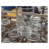 Libbey Heavy Base Tumblers w/Tray