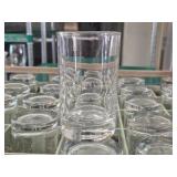 Libbey Heavy Base Tumblers w/Tray