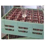 Heavy Base Curved Glass Tumblers w/Tray