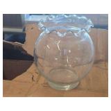 Glass Footed Ivy Ball