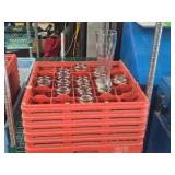 Pislner Beer Glasses w/Tray