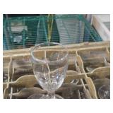 Small Wine Glasses w/Tray