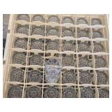 Libbey Bubble Base Tumblers w/Tray