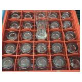 Pislner Beer Glasses w/Tray