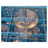 Martini/Cocktail Glasses w/Tray