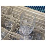 Libbey Glass Goblets w/Tray