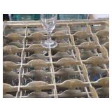 Small Wine Glasses w/Tray