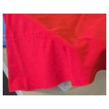 Red Round Table Clothes