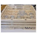 Punch Glasses w/Tray