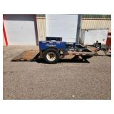 2018 Air Tow Single Axle Drop Deck Trailer