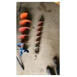 Two-Man Post Auger with 6" and 10" Auger Bits