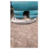 Lot of (2) Tennant 5680 Walk-Behind Floor Scrubbers (for parts only)