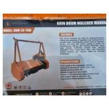 Unused 2026 wolverine 60IN DRUM MULCHER MANUAL DUM-26-73W