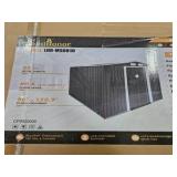 Unused 2026 LandHonor 8ft x 10ft Galvanized Apex Roof Metal Shed LHR-MS0810
