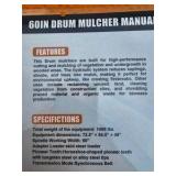 Unused 2026 wolverine 60IN DRUM MULCHER MANUAL DUM-26-73W