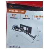 Unused 2026 WOLVERINE Skid Steer Sickle Bar Mower SBM-12-72W