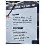 Unused 2026 WOLVERINE Mini Auger Drive & Bit MAD-12-12D