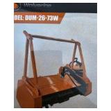 Unused 2026 wolverine 60IN DRUM MULCHER MANUAL DUM-26-73W