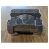 Natural Gas Adjustable Regulator for Gas Fire Pits, Fireplaces Grills. 3 in. WC to 6 in. WC Output, 1/2 in. NPT Fittings