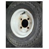 Lot of 4 Trailer Tires - 3 Matching 1 Odd