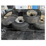 Lot of 4 Trailer Tires - 3 Matching 1 Odd