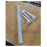 Hanging Shelf Brackets - 5 Uprights and Many Brackets