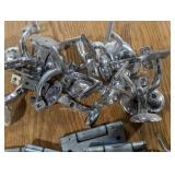Large Lot of Hinges and Handrail Brackets with Couple Extras
