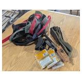 Mixed Pile of Fishing/Hunting - Rod Sleeves, Calls, Cases, Hand warmers