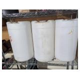 3 - 15 Gallon Drums with Handle