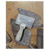 Mixed Concrete and Drywall Tools