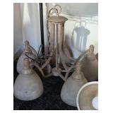 4 Piece Kitchen Light Set - 1 Chandelier and 3 Pendant