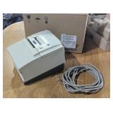 Commercial Toshiba Receipt Printer with Cords