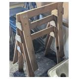 Set of 3 Saw Horses - 1x4 Construction
